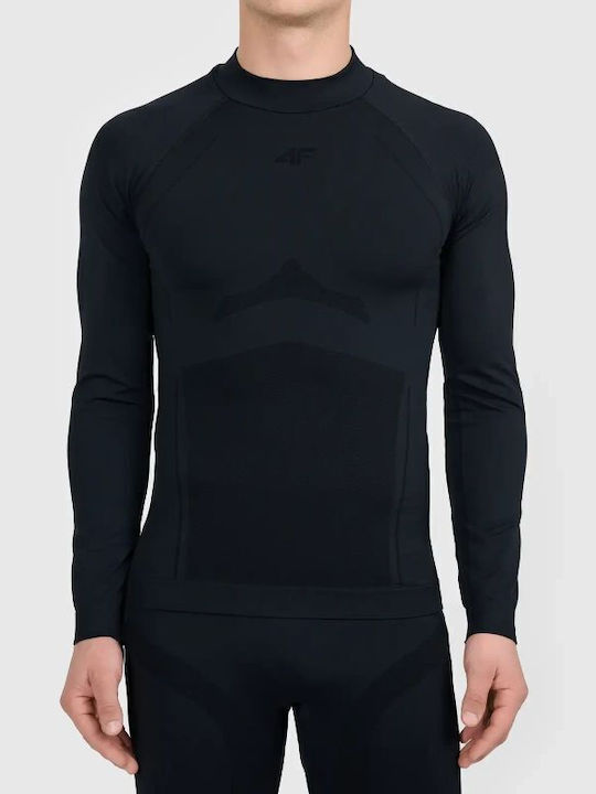 Load image into Gallery viewer, 4F Men's Long-Sleeve Thermal Top Black 4FWAW26USEAM309-20S
