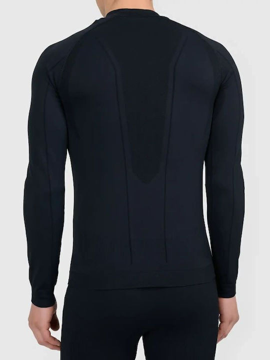 Load image into Gallery viewer, 4F Men's Long-Sleeve Thermal Top Black 4FWAW26USEAM309-20S

