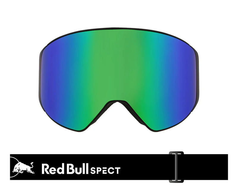 Load image into Gallery viewer, Red Bull Unisex Spect Jamm Black Snow Goggles Brown/Green Mirror JAMM-09GR3
