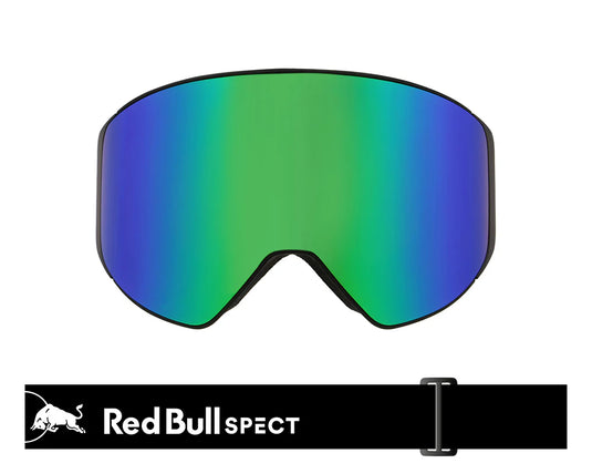 Red Bull Unisex Spect Jamm Black Snow Goggles Brown/Green Mirror JAMM-09GR3