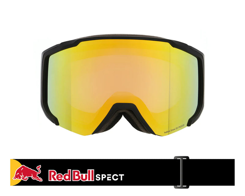 Load image into Gallery viewer, Red Bull Unisex Spect Jibb Black Snow Goggles Smoke/Yellow Mirror JIBB-02YE2
