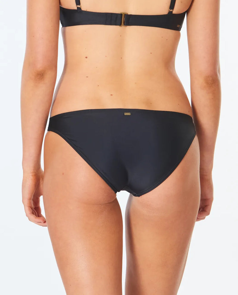 Load image into Gallery viewer, Rip Curl Women&#39;s Classic Surf Full Bikini Bottom Black 0AJWSW-0090
