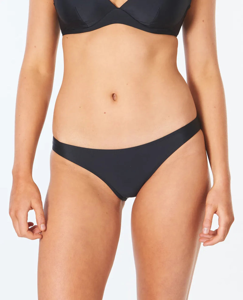 Load image into Gallery viewer, Rip Curl Women&#39;s Classic Surf Full Bikini Bottom Black 0AJWSW-0090
