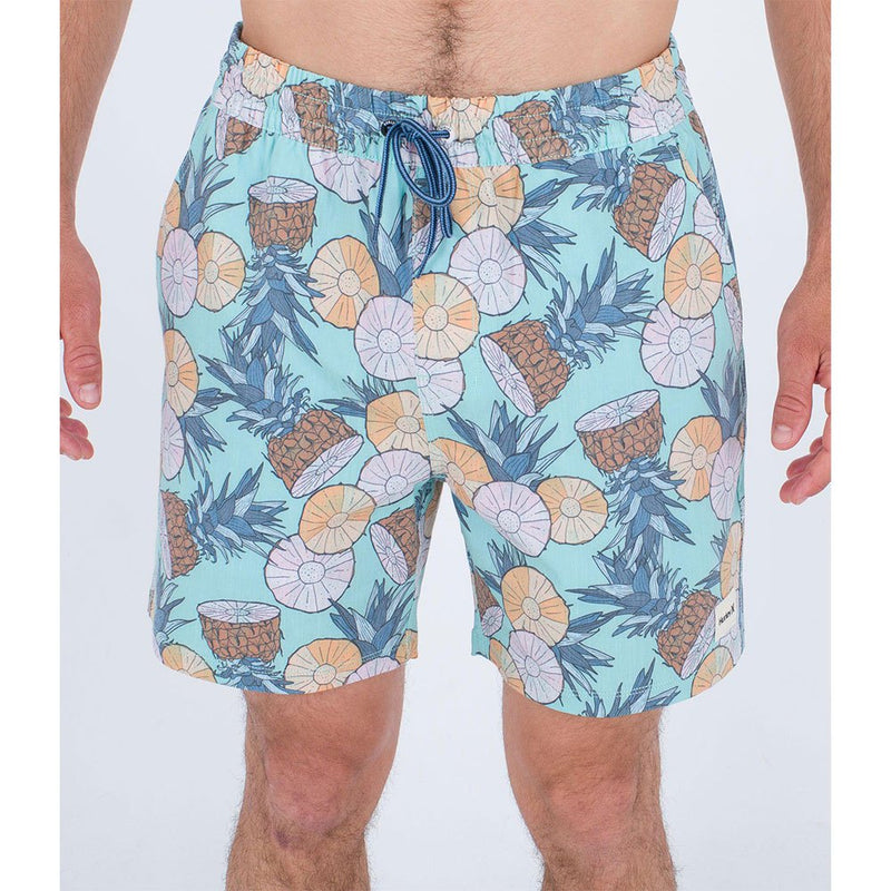 Load image into Gallery viewer, Hurley Men&#39;s Phantom Naturals Cannonball Volley 17&quot; Boardshorts Pineapple MBS0011880-H363
