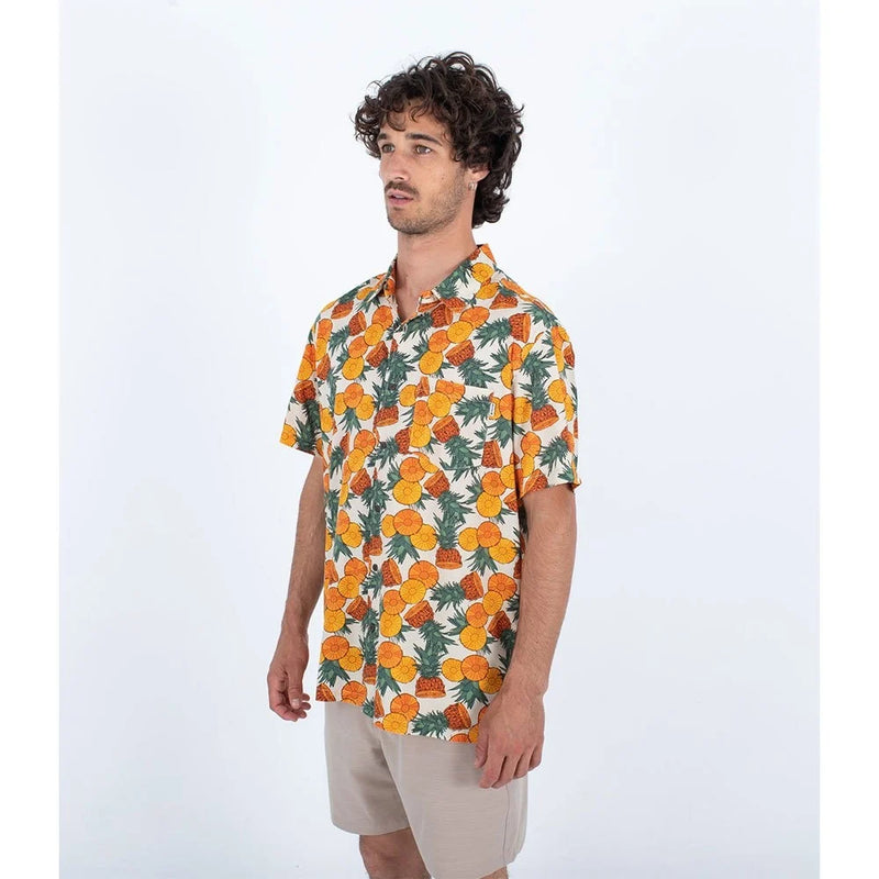 Load image into Gallery viewer, Hurley Men&#39;s Rincon Shirt Pineapple MVS0005160-H723
