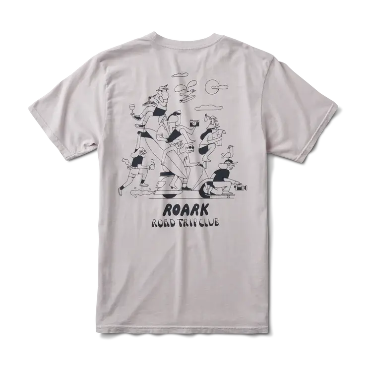 Load image into Gallery viewer, Roark Men&#39;s Roadtrip Club Premium T-Shirt Dusty Lilac RT1237
