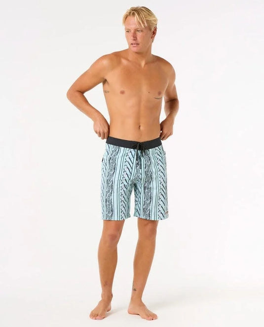 Rip Curl Men's Mirage Heritiage Vert Swimwear Aqua 0BCMBO_0046