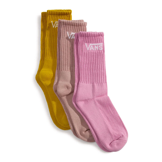 Vans Unisex Classic Crew Socks (3 Pairs) Pink VN000QBVEN7