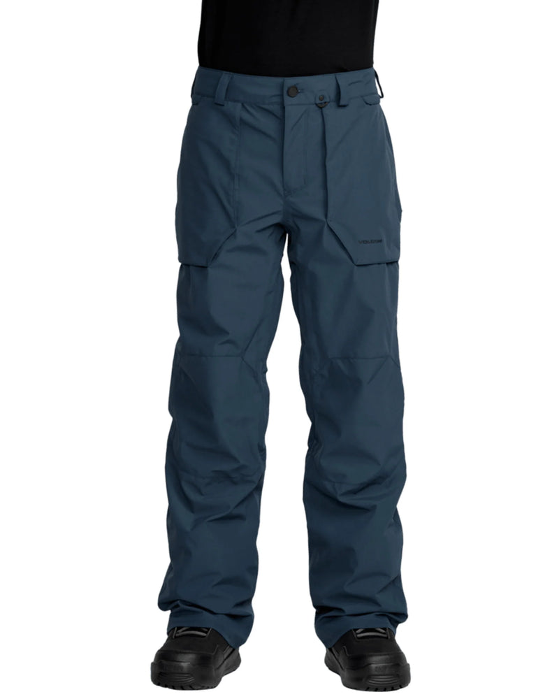 Load image into Gallery viewer, Volcom Men&#39;s Roan Snow Pants Deep Blue G1352613-DPB
