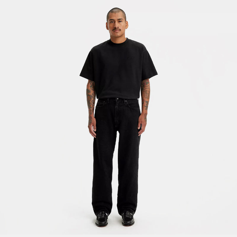 Load image into Gallery viewer, Levi's Men's 568 Loose Straight Jeans Welcome To The Rodeo Black 290370066
