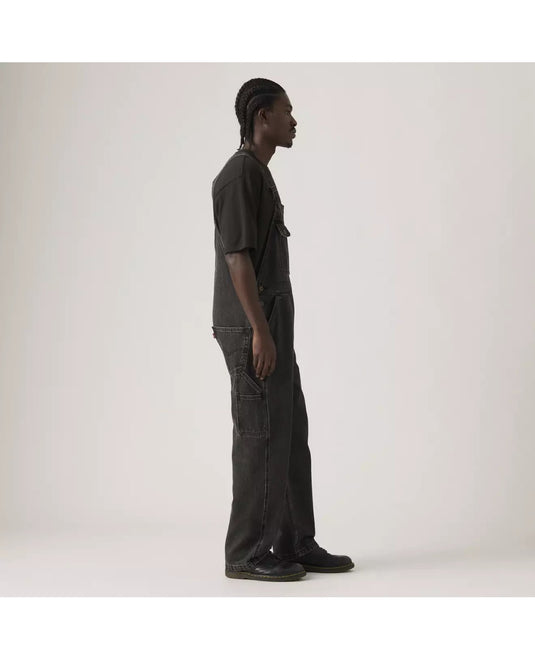 Levi's Men's Loose Overalls Jumpsuit Black 0057W0010