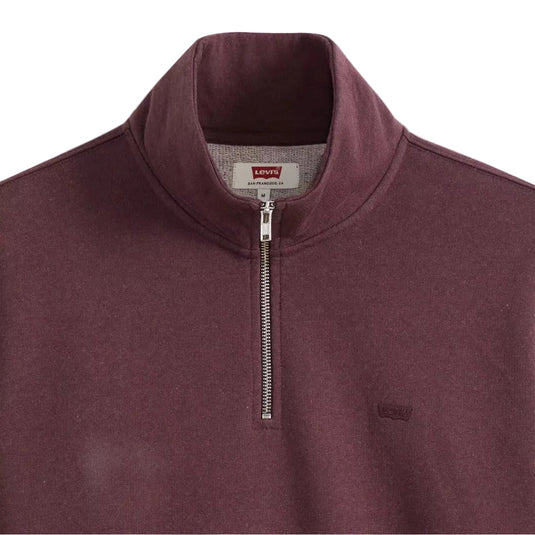 Levi's Men's Original Housemark Quarter-Zip Pullover Red A86060021