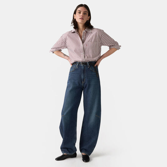 Levi's Women's Cinch Barrel Jeans Dark Wash 003V50001
