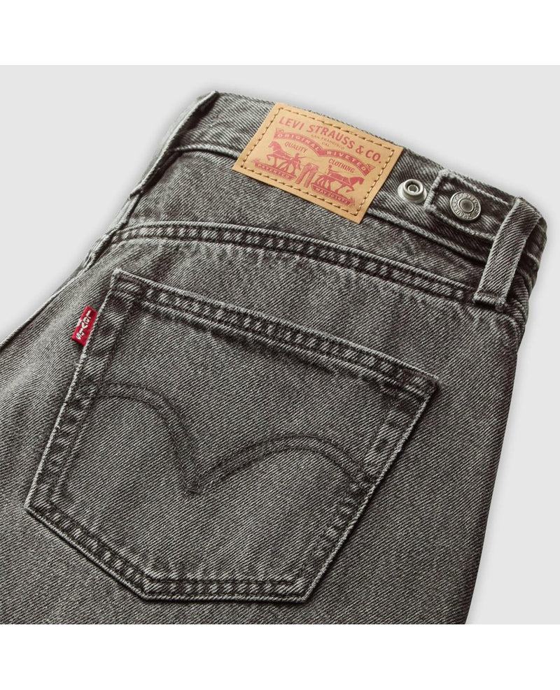 Load image into Gallery viewer, Levi's Women's Cinch Barrel Pants Past Lives Black 003V50000
