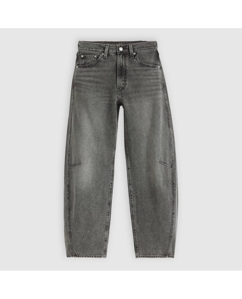 Load image into Gallery viewer, Levi's Women's Cinch Barrel Pants Past Lives Black 003V50000
