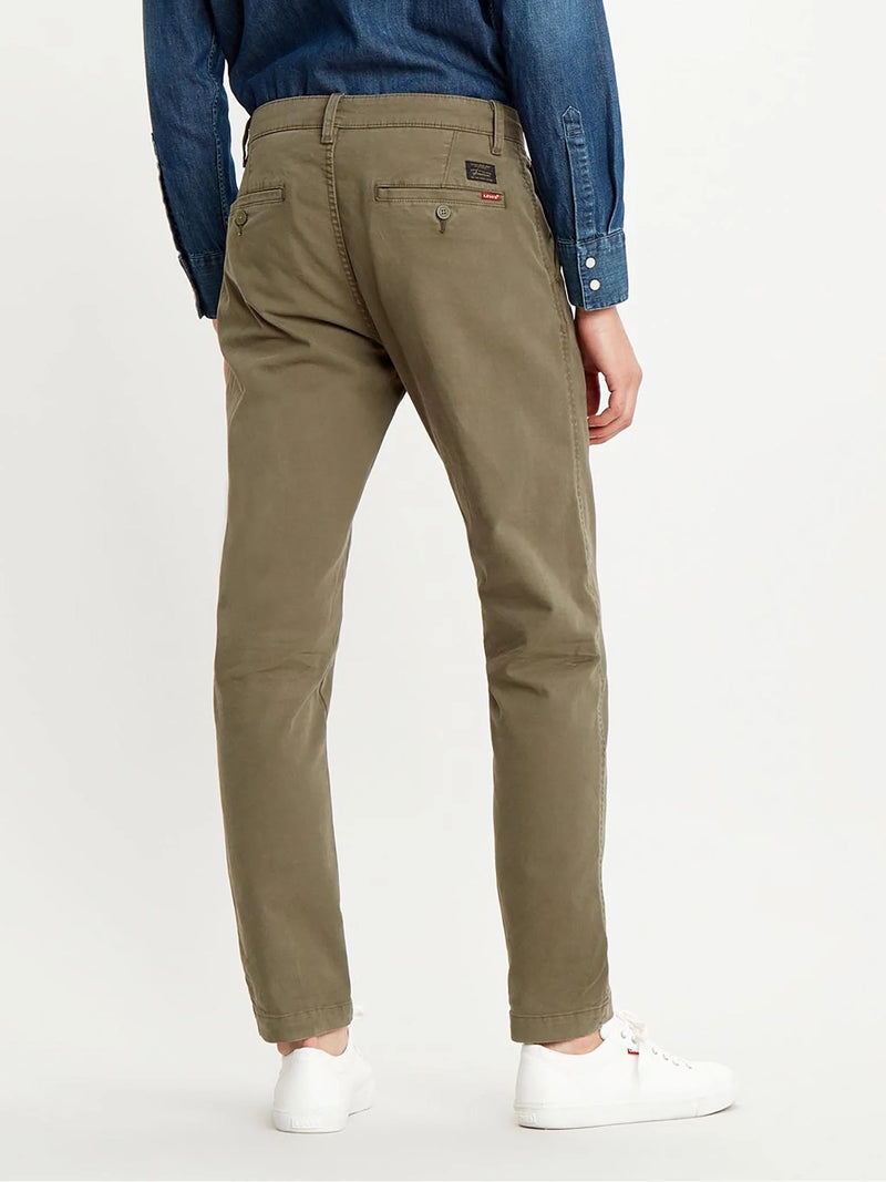Load image into Gallery viewer, Levi's Men's Xx Chino Standard Taper Garment Dye Pants Bunker Olive 171960001
