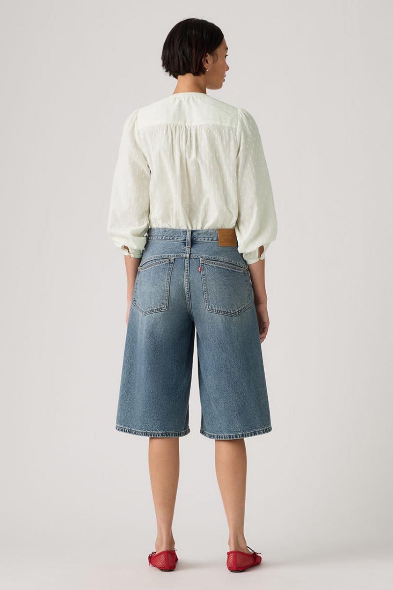 Load image into Gallery viewer, Levi's Women's Super Baggy Jorts Denim Shorts Hazy Times 005DT0002
