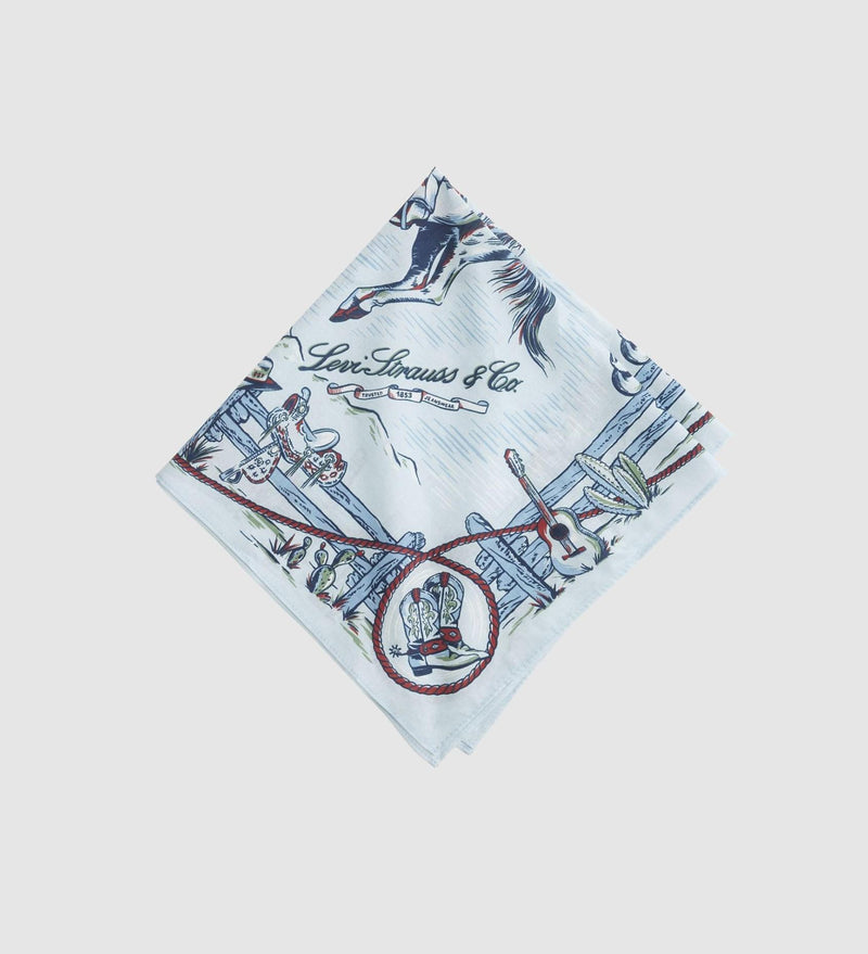Load image into Gallery viewer, Levi's Men's M'S Bandana Saddleman Western Blue 005CX0001
