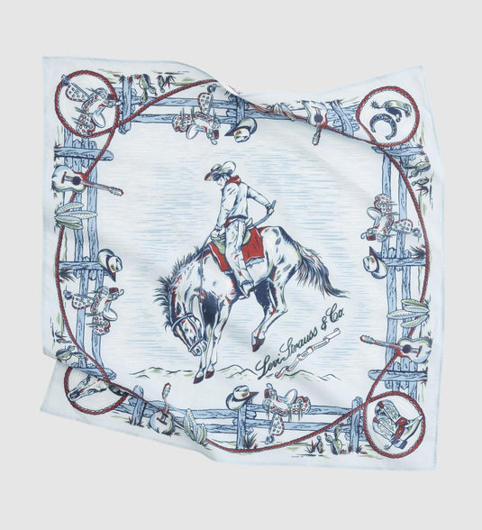 Levi's Men's M'S Bandana Saddleman Western Blue 005CX0001
