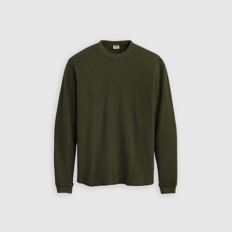 Load image into Gallery viewer, Levi's Men's Long-sleeve Relaxed Thermal Garment Dye Rosin Green 009NP0006
