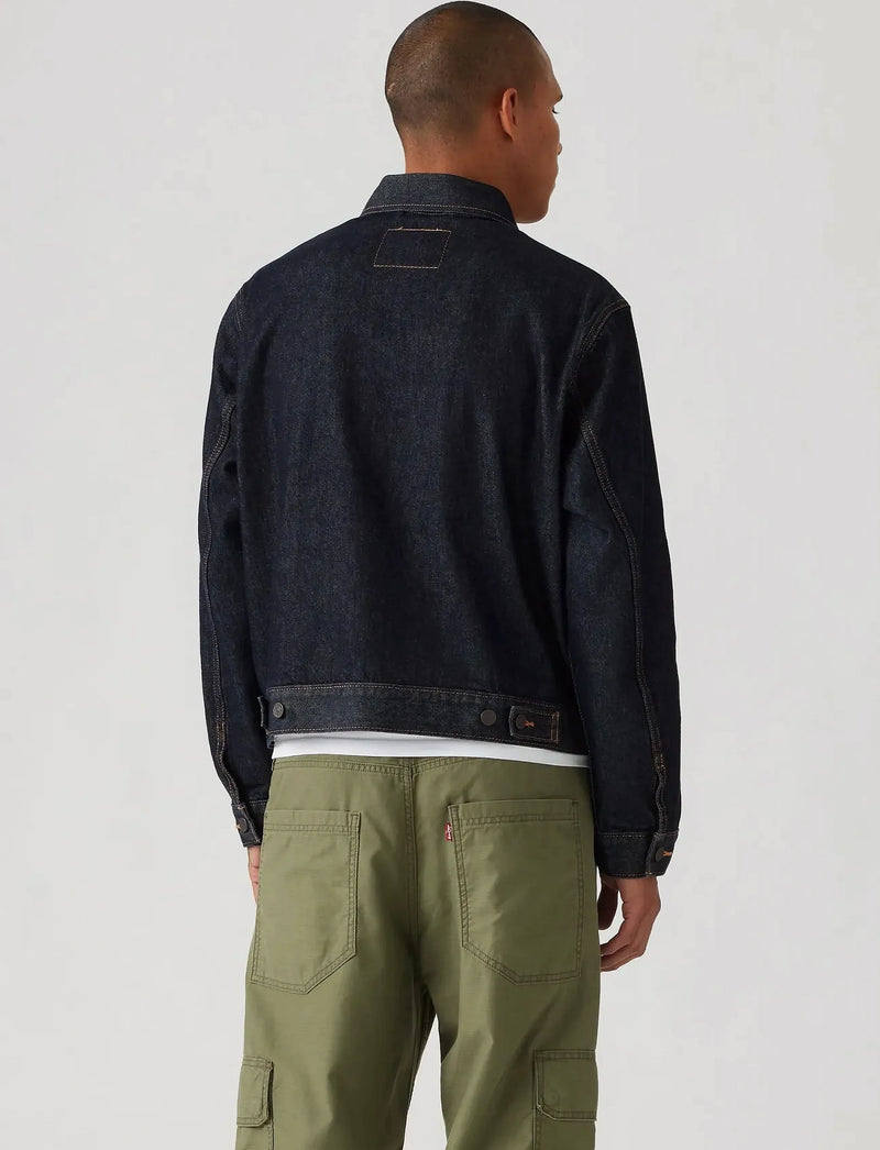 Load image into Gallery viewer, Levi's Men's Embarcadero Station Trucker Jacket Love Your Smile Rinse - Blue 0010P0004
