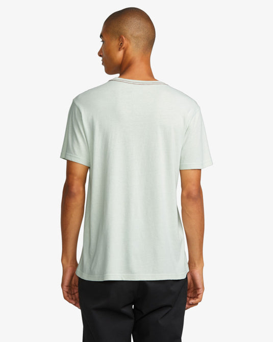 RVCA Men's PTC 2 Pigment T-Shirt Green Tea M437VRPT_GRT