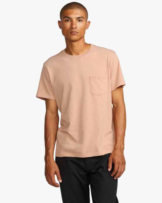 RVCA Men's PTC 2 Pigment T-Shirt Sanddune M437VRPT_SDN