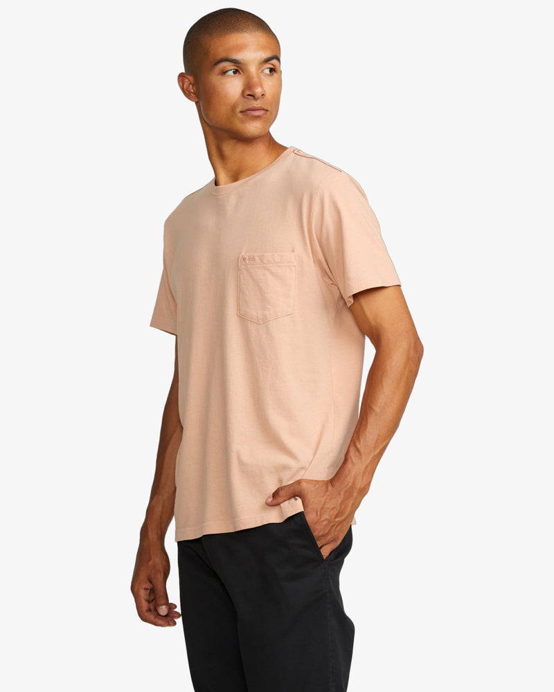 Load image into Gallery viewer, RVCA Men&#39;s PTC 2 Pigment T-Shirt Sanddune M437VRPT_SDN
