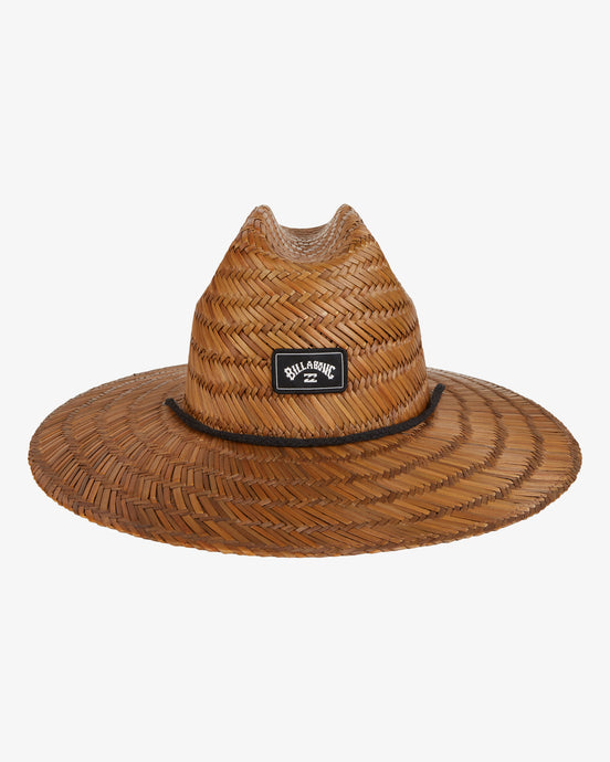 Billabong Men's Tides Straw Lifeguard Hat Brown MAHW1BTI-BRN