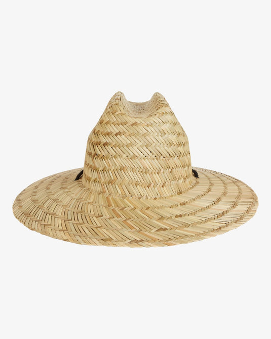 Billabong Men's Tides Straw Lifeguard Hat Natural MAHW1BTI-NAT