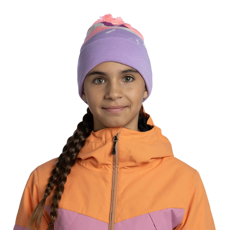 Load image into Gallery viewer, Buff Kids&#39; Knitted Beanie Stam Grape Ice 136671.657.10.00
