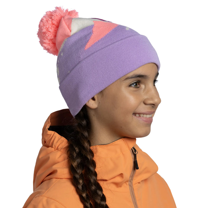 Load image into Gallery viewer, Buff Kids&#39; Knitted Beanie Stam Grape Ice 136671.657.10.00
