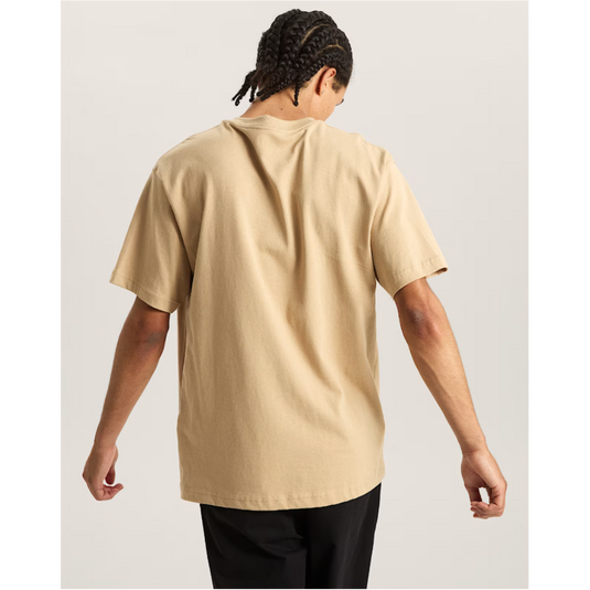 Vans Men's Left Chest II Loose T-Shirt Beige VN0010FF4MG
