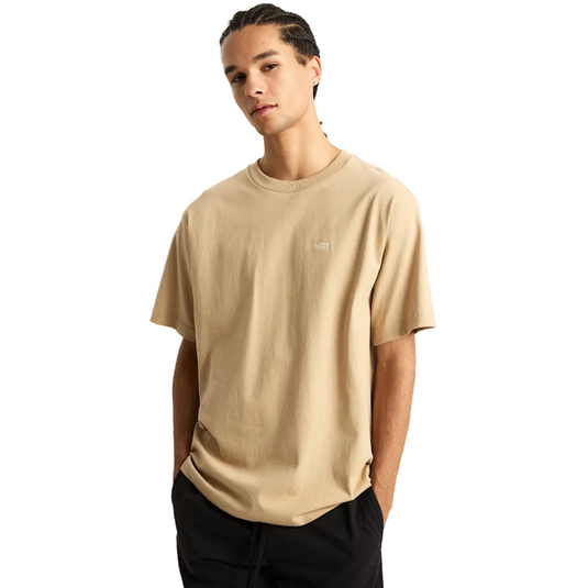 Vans Men's Left Chest II Loose T-Shirt Beige VN0010FF4MG