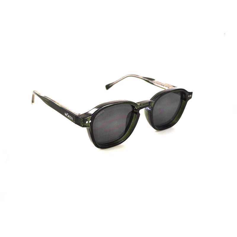 Load image into Gallery viewer, Moken Unisex Filton Sunglasses Green/Gray MKNK35-DGRN-GRY
