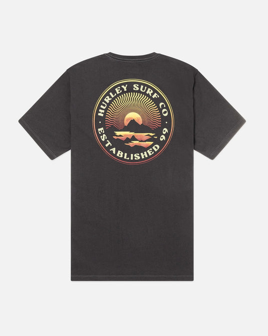 Hurley Men's Everyday Explore Range T-Shirt Dark Stone Grey MTS0039310-H006