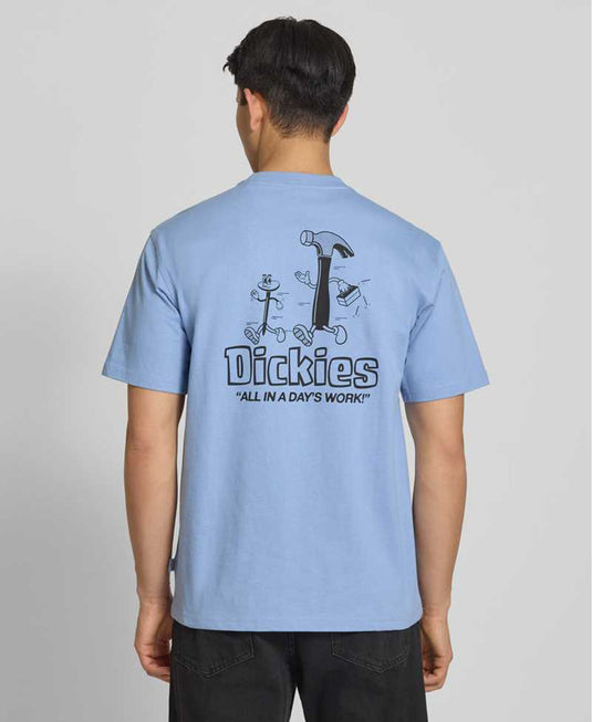Dickies Men's Fairlawn Midweight T-Shirt Endless Sky DK0A88GEL391