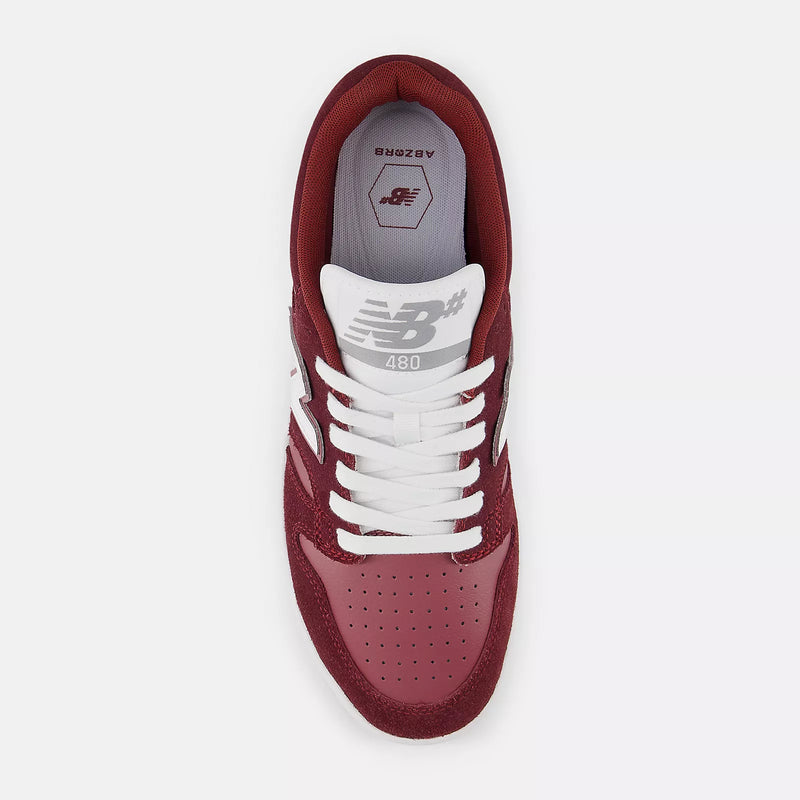 Load image into Gallery viewer, New Balance Men&#39;s Numeric 480 Shoes Burgundy NM480BEE
