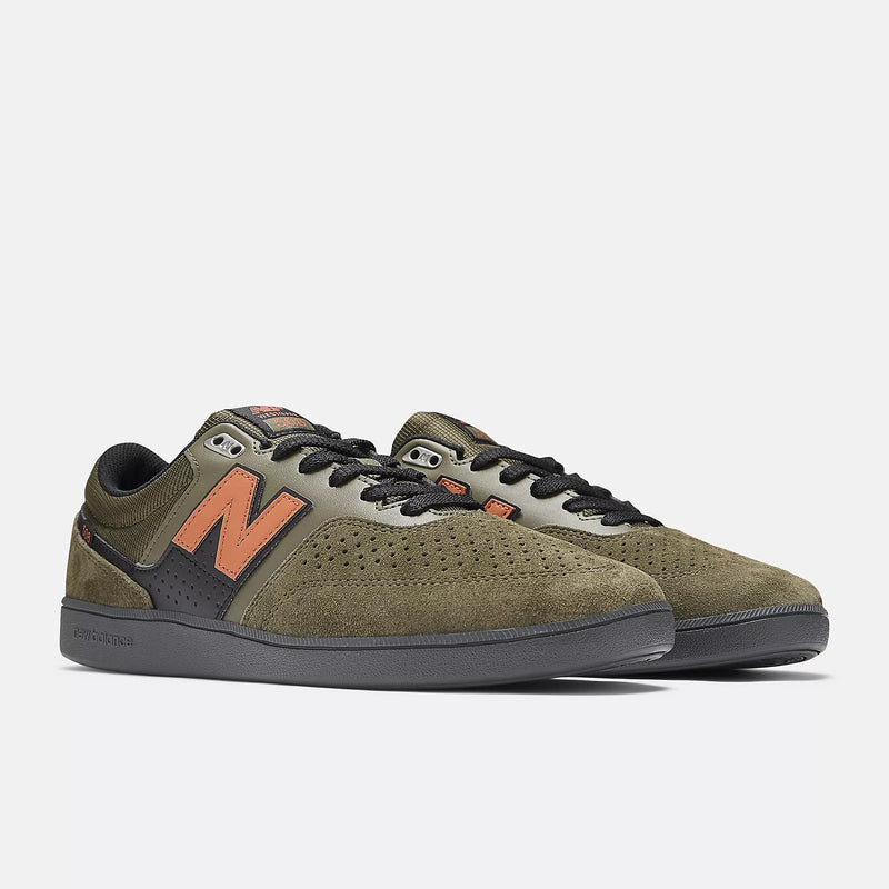 Load image into Gallery viewer, New Balance Men&#39;s Numeric Brandon Westgate 508 Shoes Olive/Burnt Orange NM508GNC
