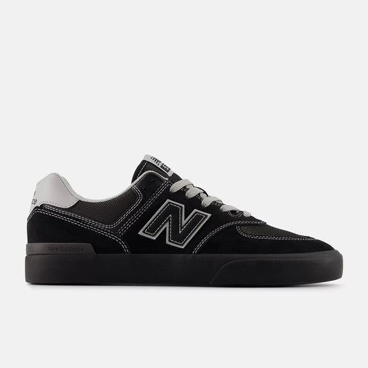 New Balance Men's Numeric 574 Vulc Shoes Black NM574VBB