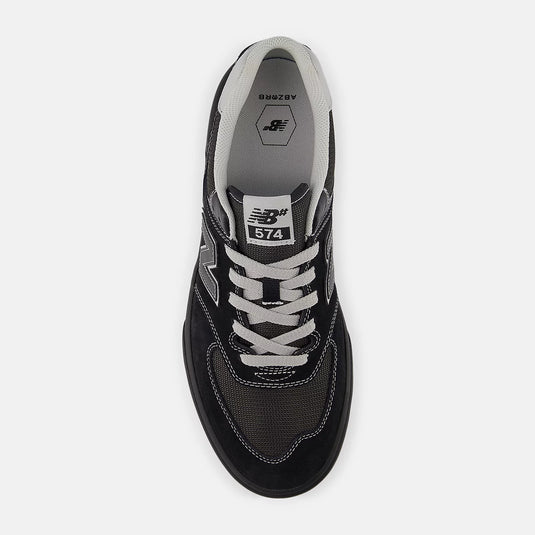 New Balance Men's Numeric 574 Vulc Shoes Black NM574VBB