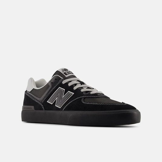 New Balance Men's Numeric 574 Vulc Shoes Black NM574VBB