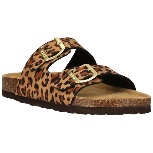 Nou Women's Whitehill Cork Sandal Leopard Print NOU151945-5318