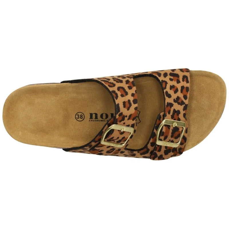 Load image into Gallery viewer, Nou Women's Whitehill Cork Sandal Leopard Print NOU151945-5318
