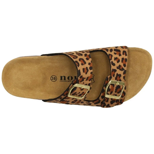 Nou Women's Whitehill Cork Sandal Leopard Print NOU151945-5318