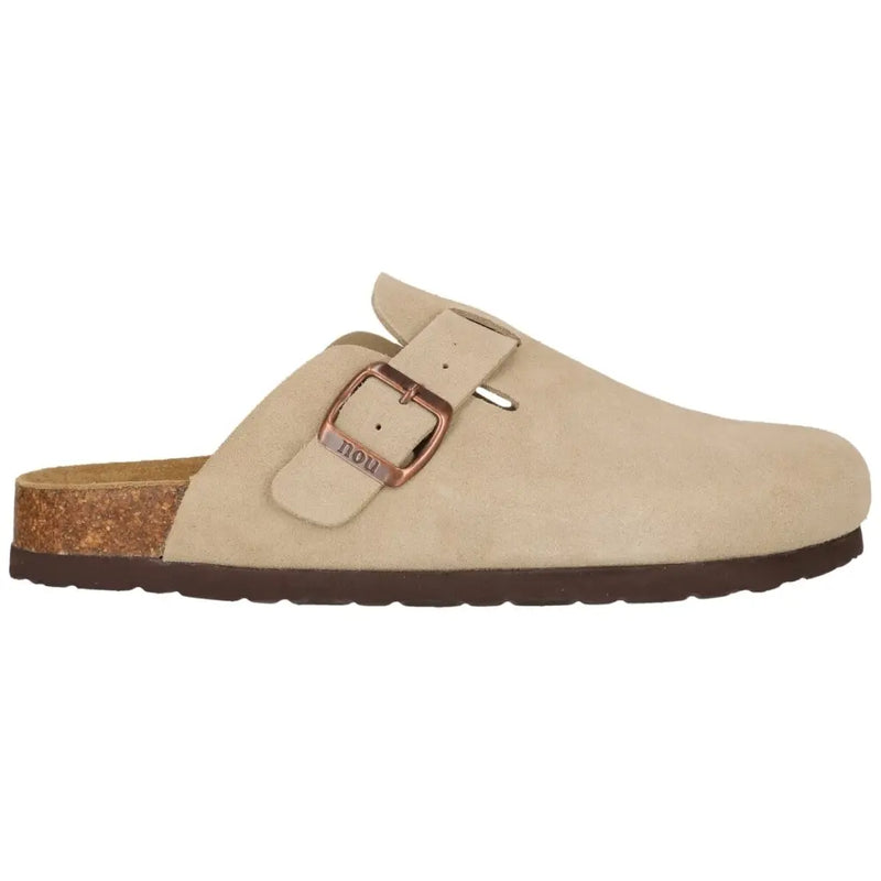 Load image into Gallery viewer, Nou Women's Leather Corwin Cork Clog Timber Wolf NOU264437-3027
