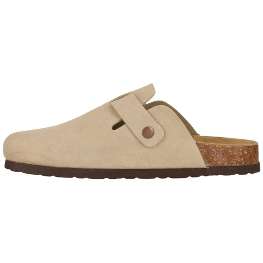 Nou Women's Leather Corwin Cork Clog Timber Wolf NOU264437-3027