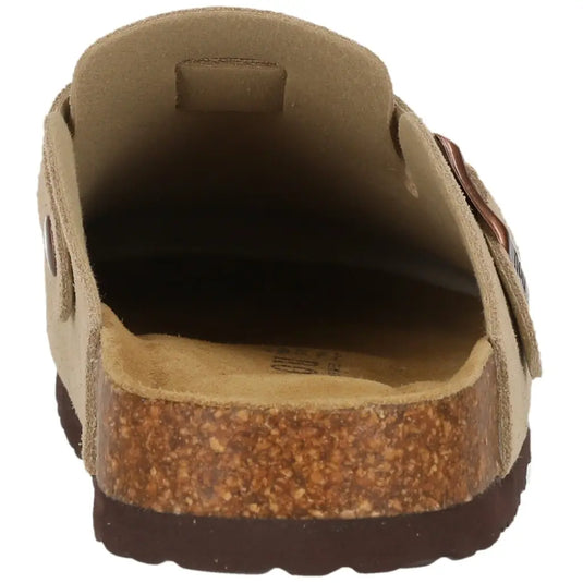 Nou Women's Leather Corwin Cork Clog Timber Wolf NOU264437-3027