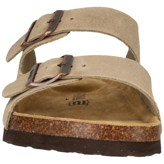 Nou Women's Cosimo Leather Cork Sandal Timber Wolf NOU264439-3027