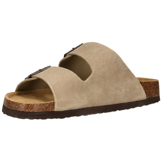 Nou Women's Cosimo Leather Cork Sandal Timber Wolf NOU264439-3027